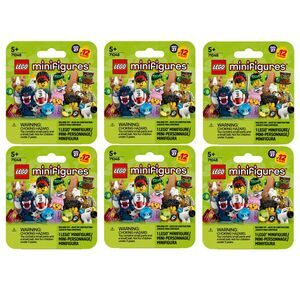 Lego Minifigures Blind Bags - Bright Green Pack (Set of 4)